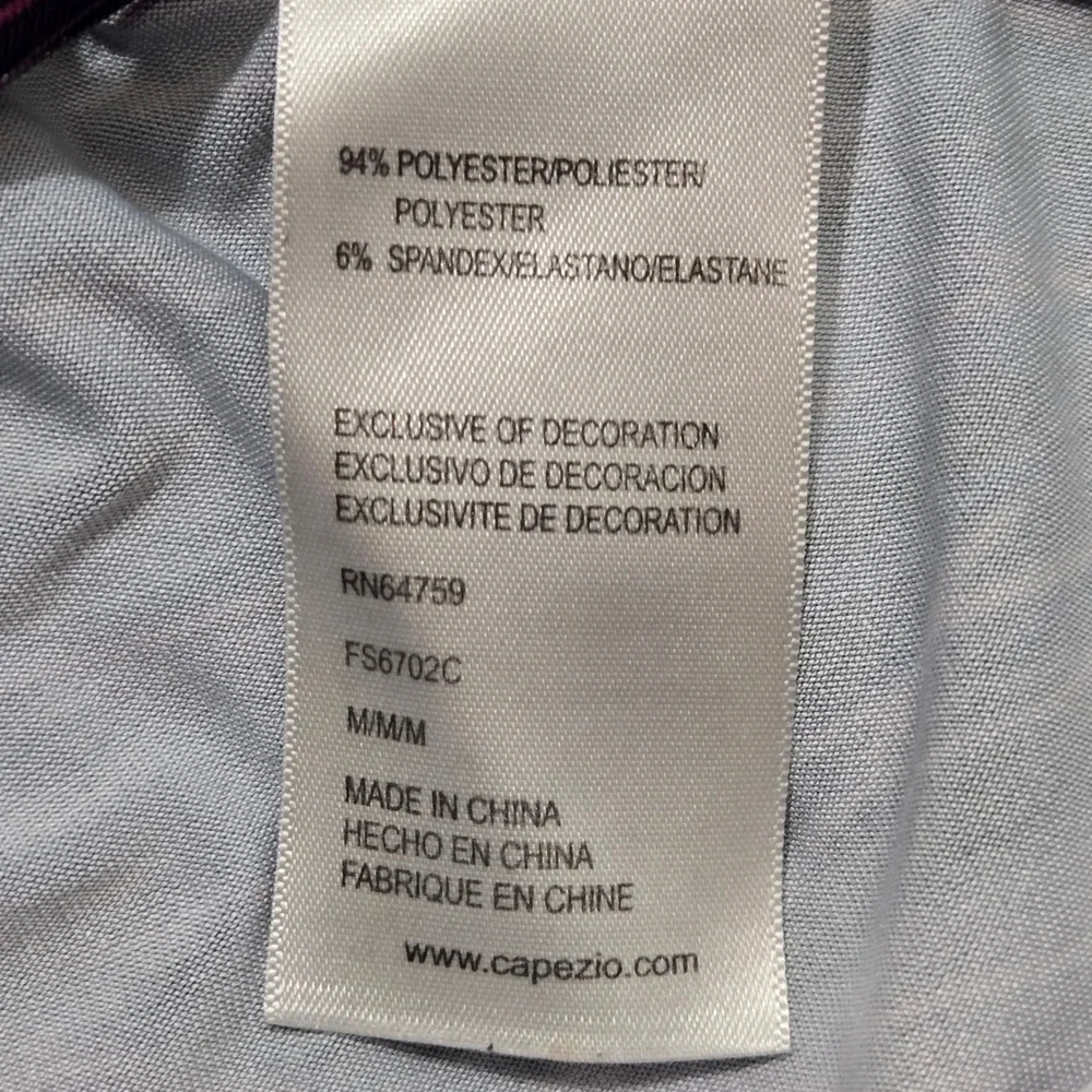 Future Star Capezio Girls Gymnastics Leotard Pink Blue Silver FS6702C Medium‎